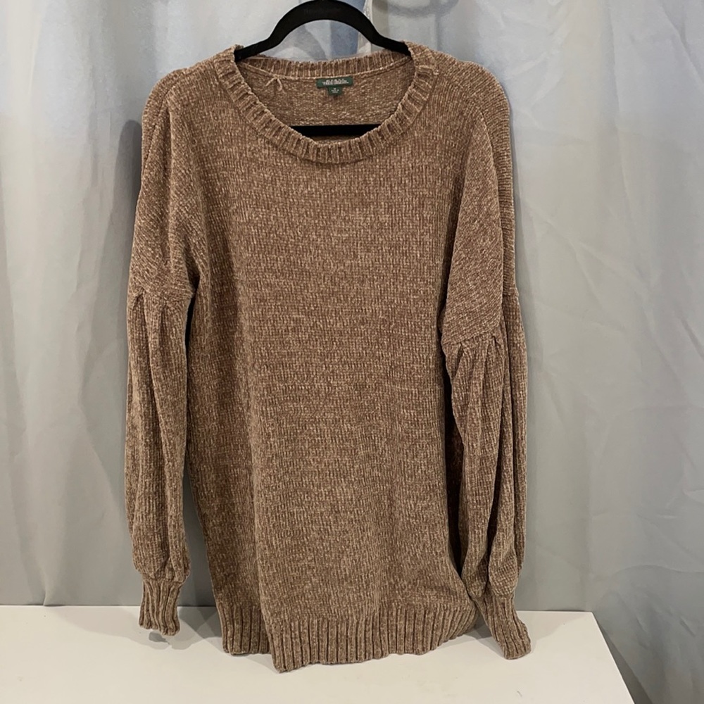 Wild Fable olive heavy knit sweater dress